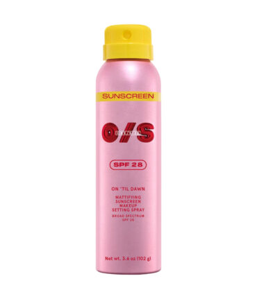 One/Size On 'Til Dawn Mattifying Sunscreen Makeup Setting Spray SPF 28