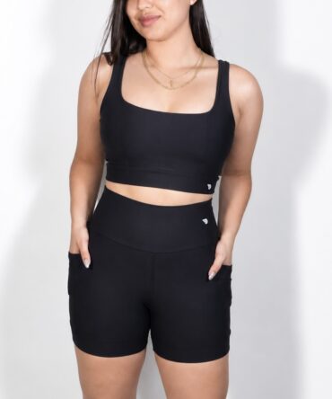 Delune Set De Short Negro