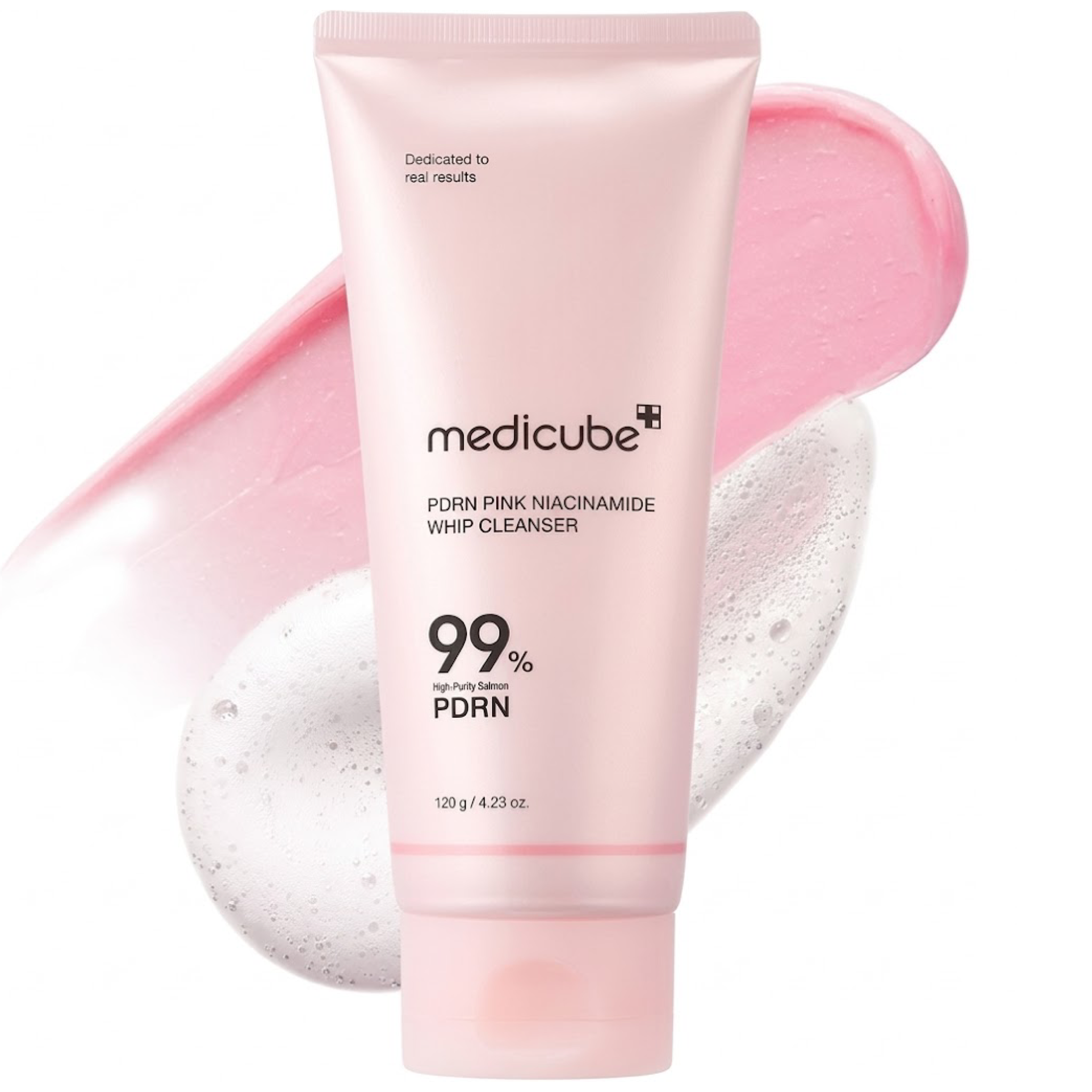 Medicube – PDRN Pink Niacinamide Whip Cleanser
