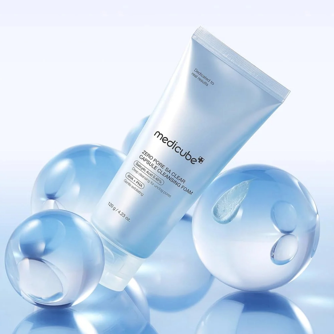 Medicube Zero Pore SA Clear Capsule Cleansing Foam - Imagen 2