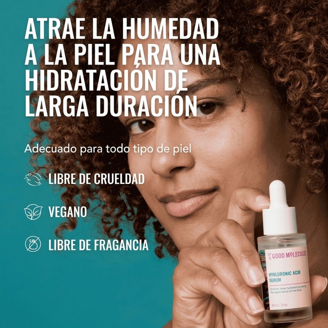 Hyaluronic Acid Serum De Good Molecules - Imagen 2