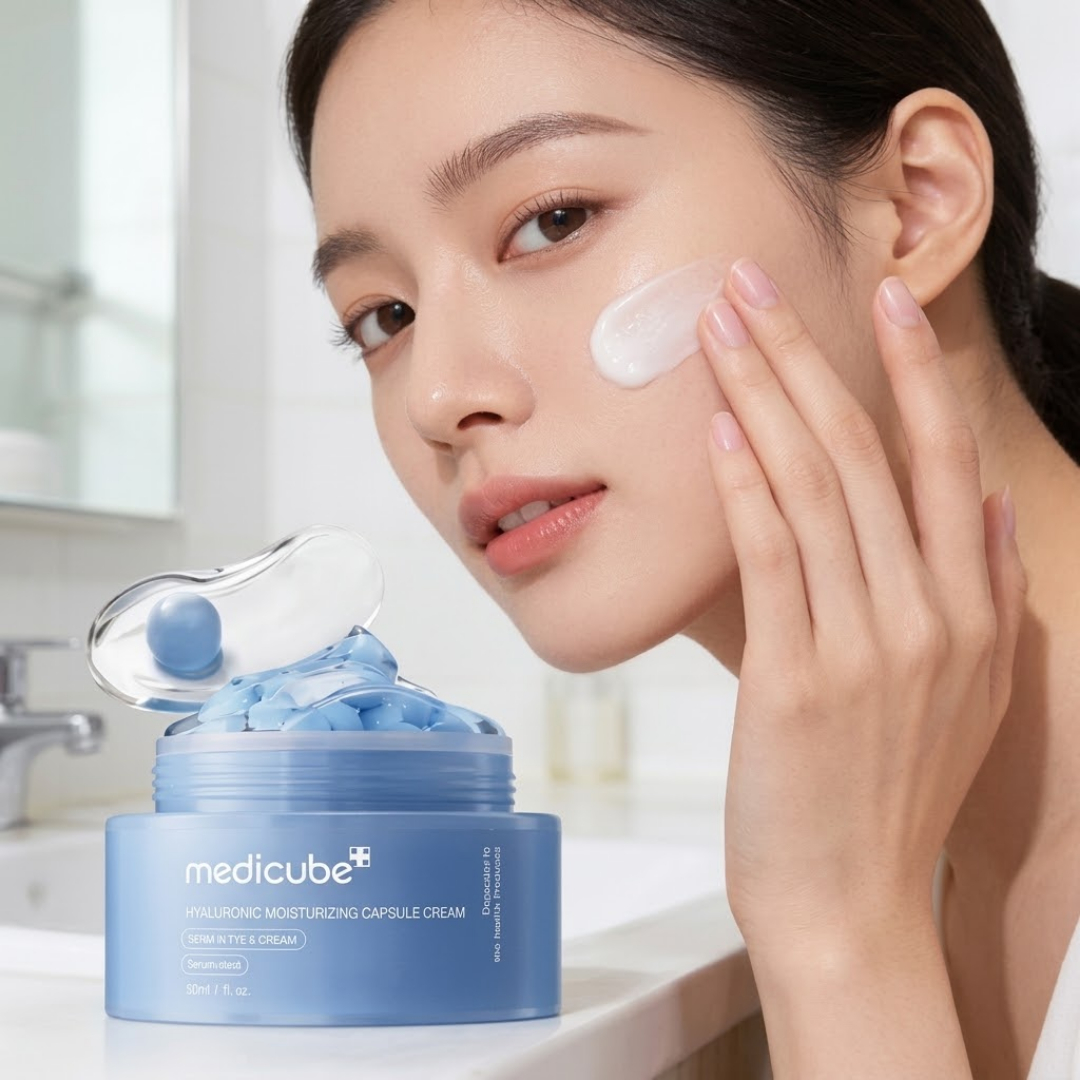 Medicube Hyaluronic Moisturizing Capsule Cream - Imagen 2