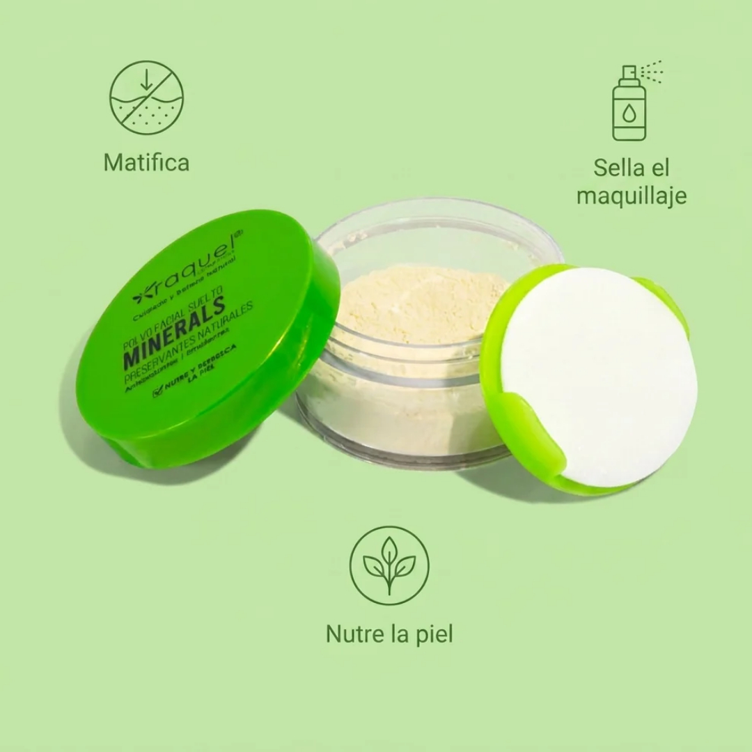 Raquel Cosméticos Minerals Polvo Suelto - Imagen 2
