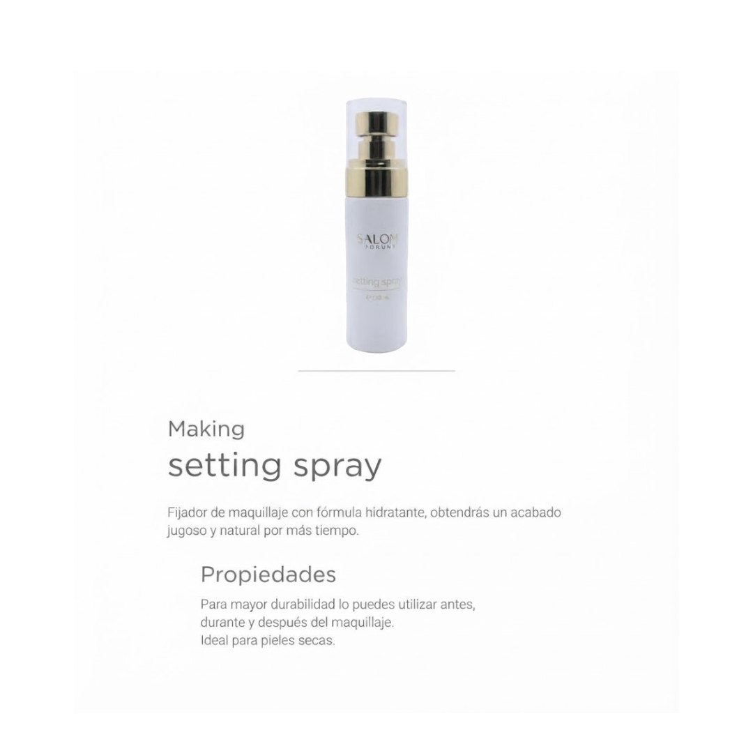 Salomé Makeup Setting Spray Revitalizing Long Lasting - Imagen 2